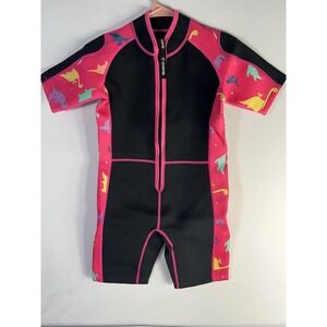 Chriffer Kids Wetsuit Shorty for Girls 2mm Neoprene Thermal Short Sleeve XL 9-10